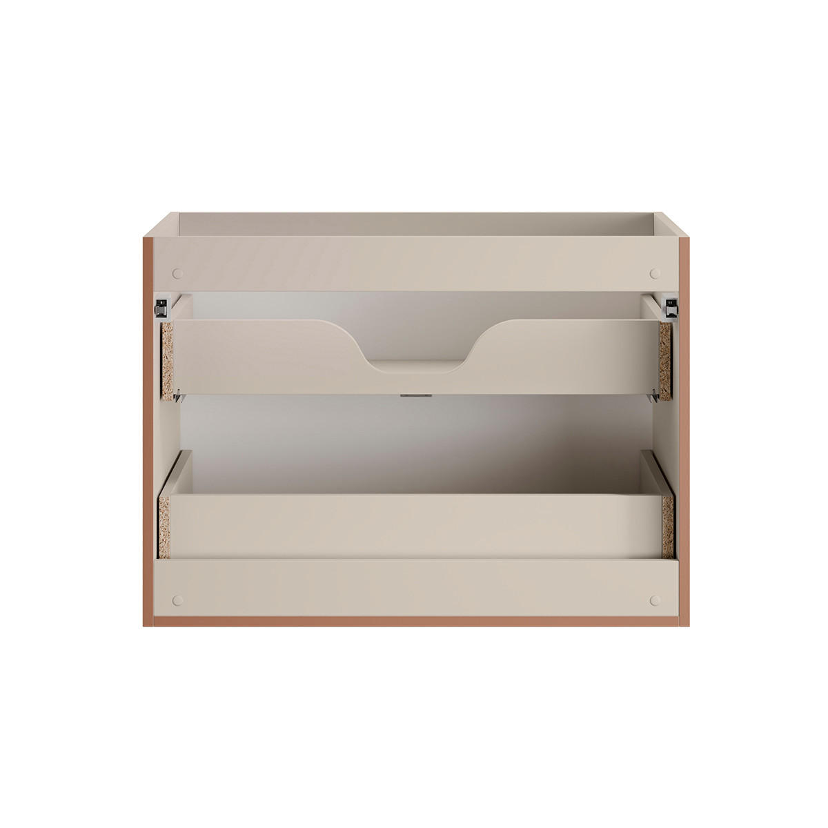 KOUPELNOVÝ NÁBYTEK 80.6cm Alba 2er-Set Kašmír - béžová, kompozitní dřevo (80.6/59/46cm) - Petits-meubles