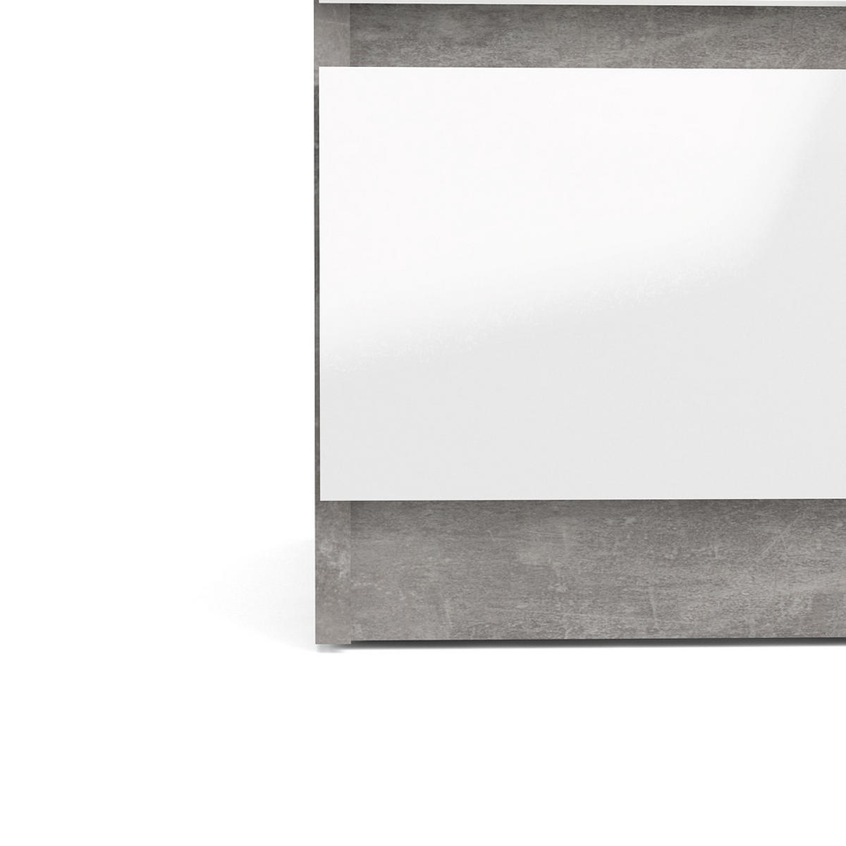 KOMMODE Beton Dekor - Grau, Holzwerkstoff (40/111/50cm) - ebuy24