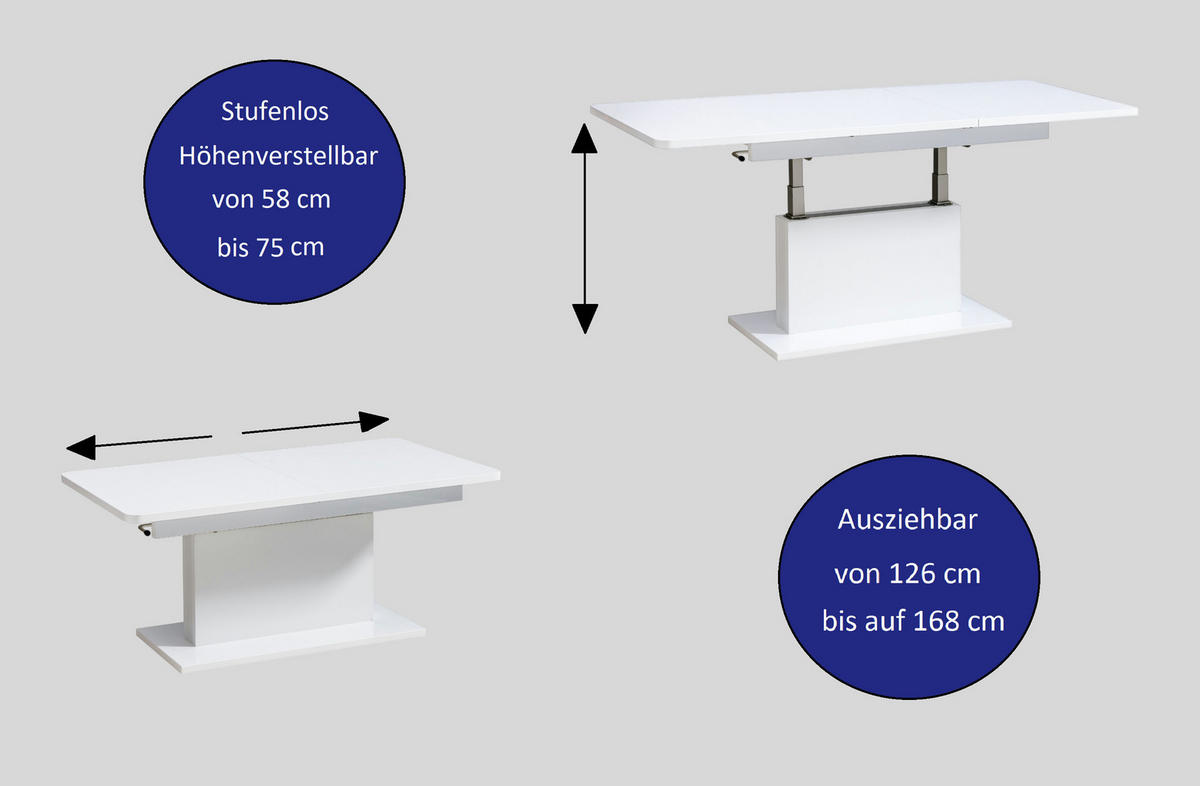 COUCHTISCH rechteckig Eiche Wotan - Schwarz matt 126/70/58 cm - Eiche Wotan/Schwarz, Holzwerkstoff (70/126/58cm) - designimpex