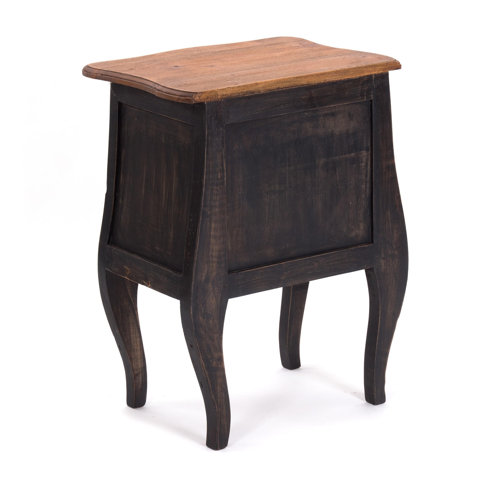Thumbnail - Design Delights Beistellkommode, Graubraun, Holz, 48x64x35 cm, Wohnzimmer, Wohnzimmertische, Beistelltische