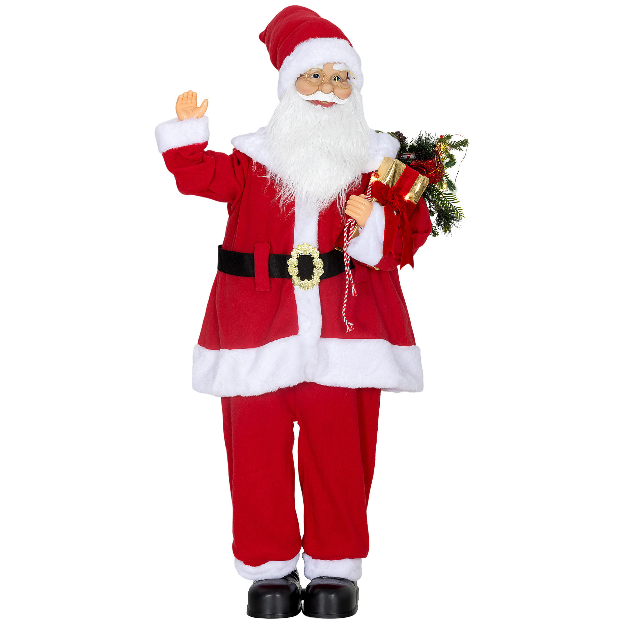 XXXLutz Weihnachtsmannfigur Rot 27x120x53 cm