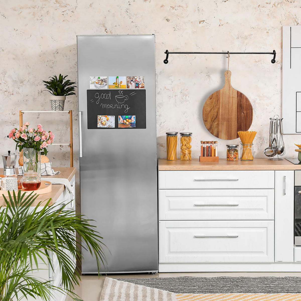 PIZZABRETT - Hellbraun, Holz (35.5/48/2cm) - Relaxdays