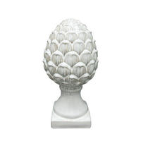 FIGUR Artischocke Mave Weiß 12/12/24.5 cm Keramik - Weiß, Keramik (12/24.5/12cm) - Mondex
