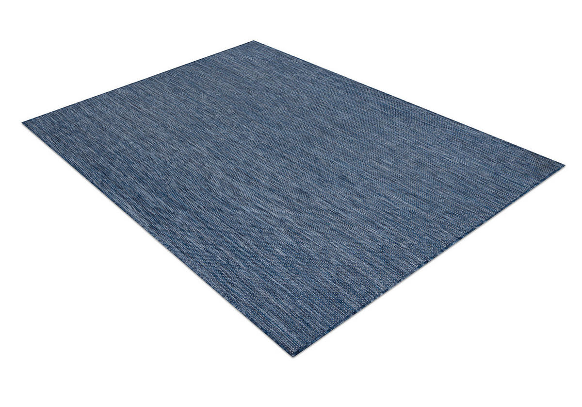 MATTA SISAL SION A5165A Melange Platt vävd mörkblå 120/170 cm - Blå, Textil (120/170cm) - rugsX