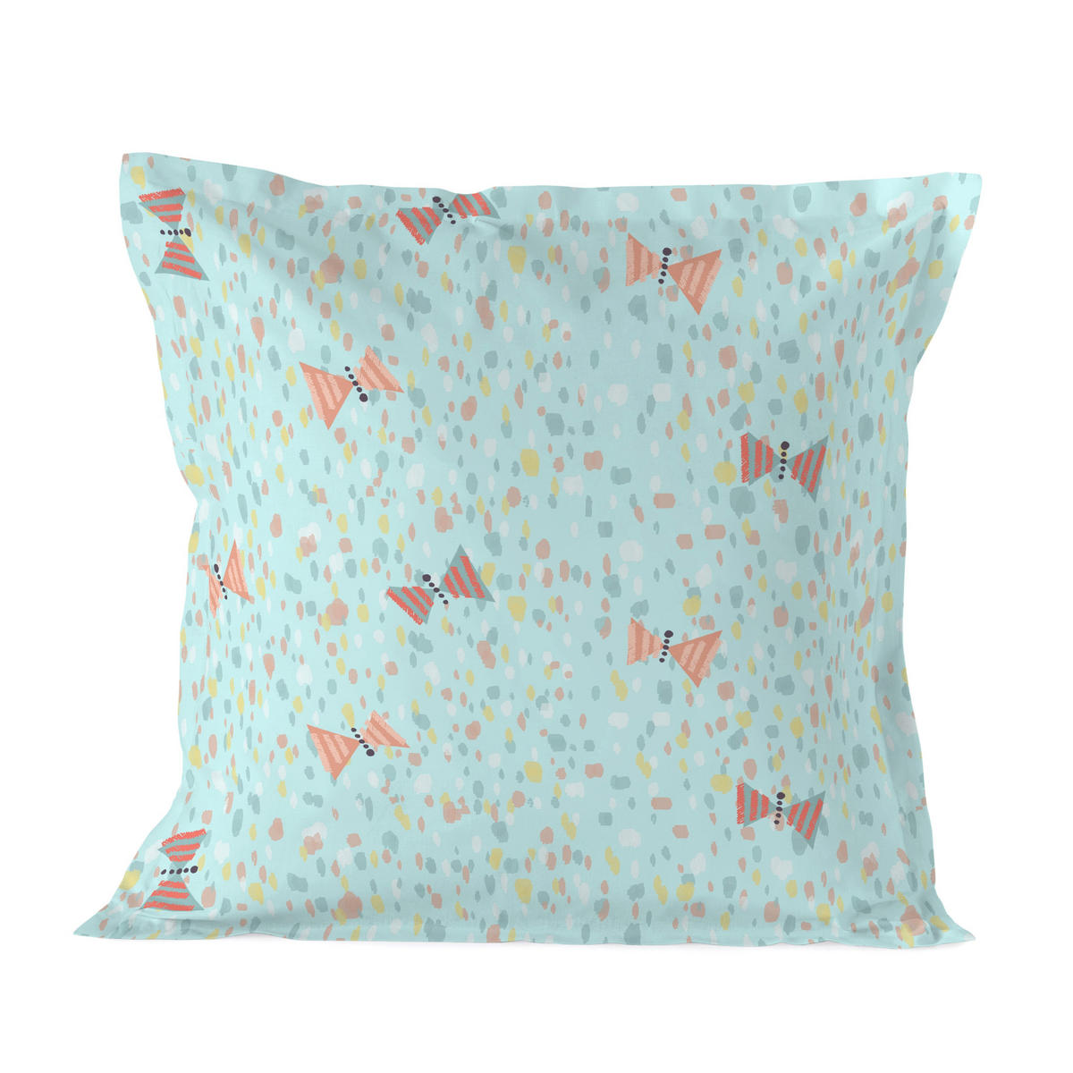 KISSENBEZUG woodland 80x80 cm mehrfarbig - Multicolor, Textil (80/80cm) - Happy Friday