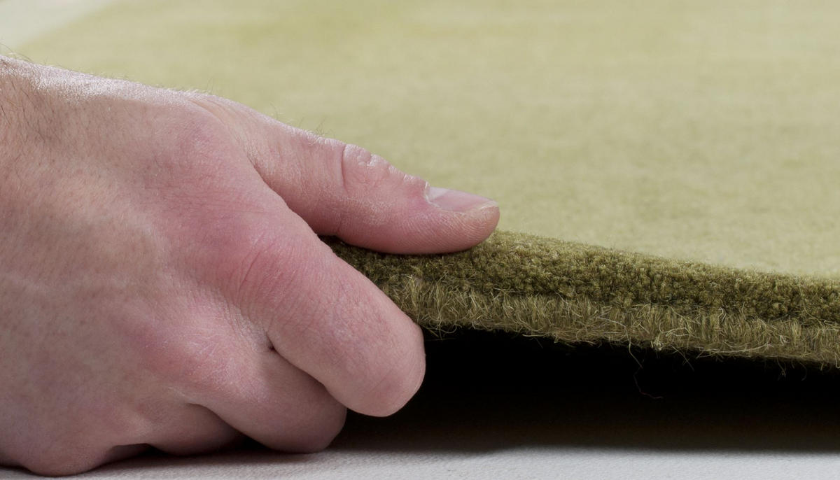 HANDKNÜPFTEPPICH Kailash 60x90 cm - Grün, Textil (60/90cm) - THEKO