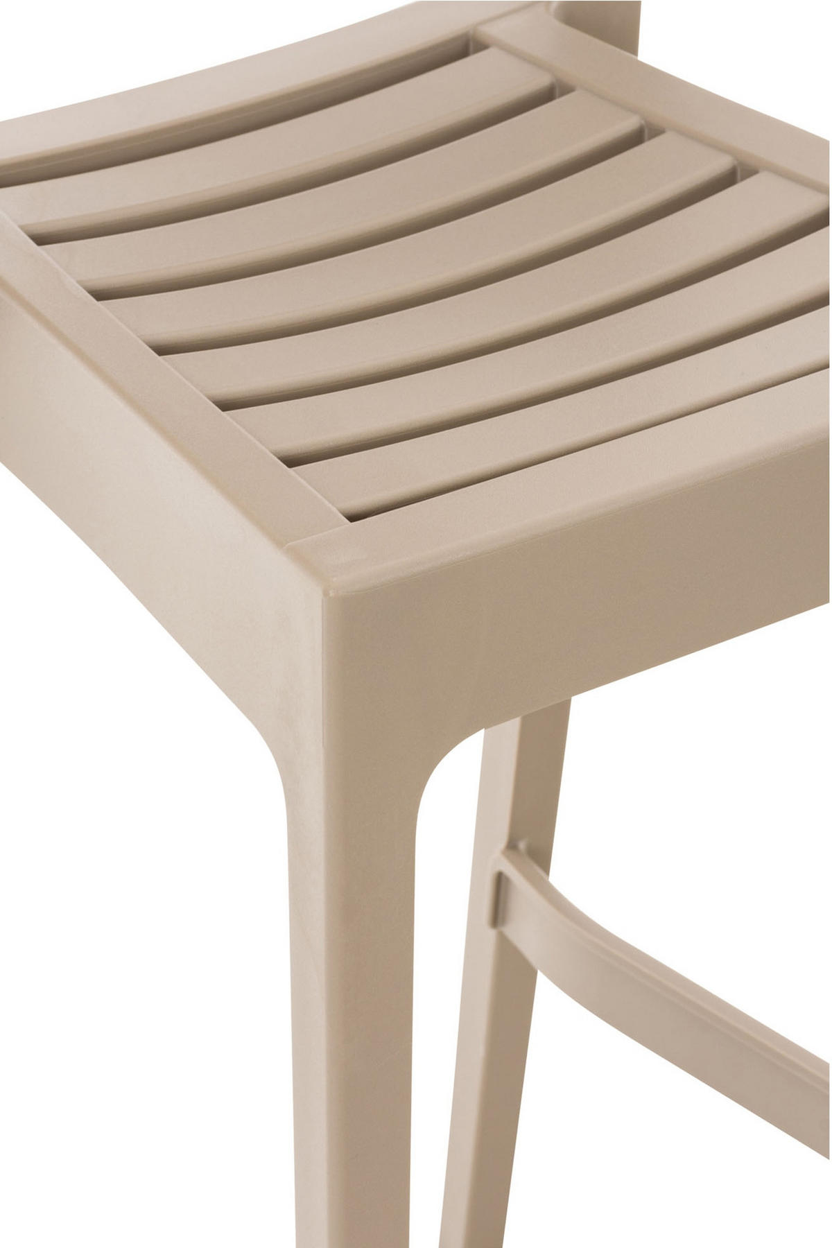BARHOCKER 2er Set Kunststoff schlamm - Schlammfarben, Kunststoff (45/105/51cm) - CLP