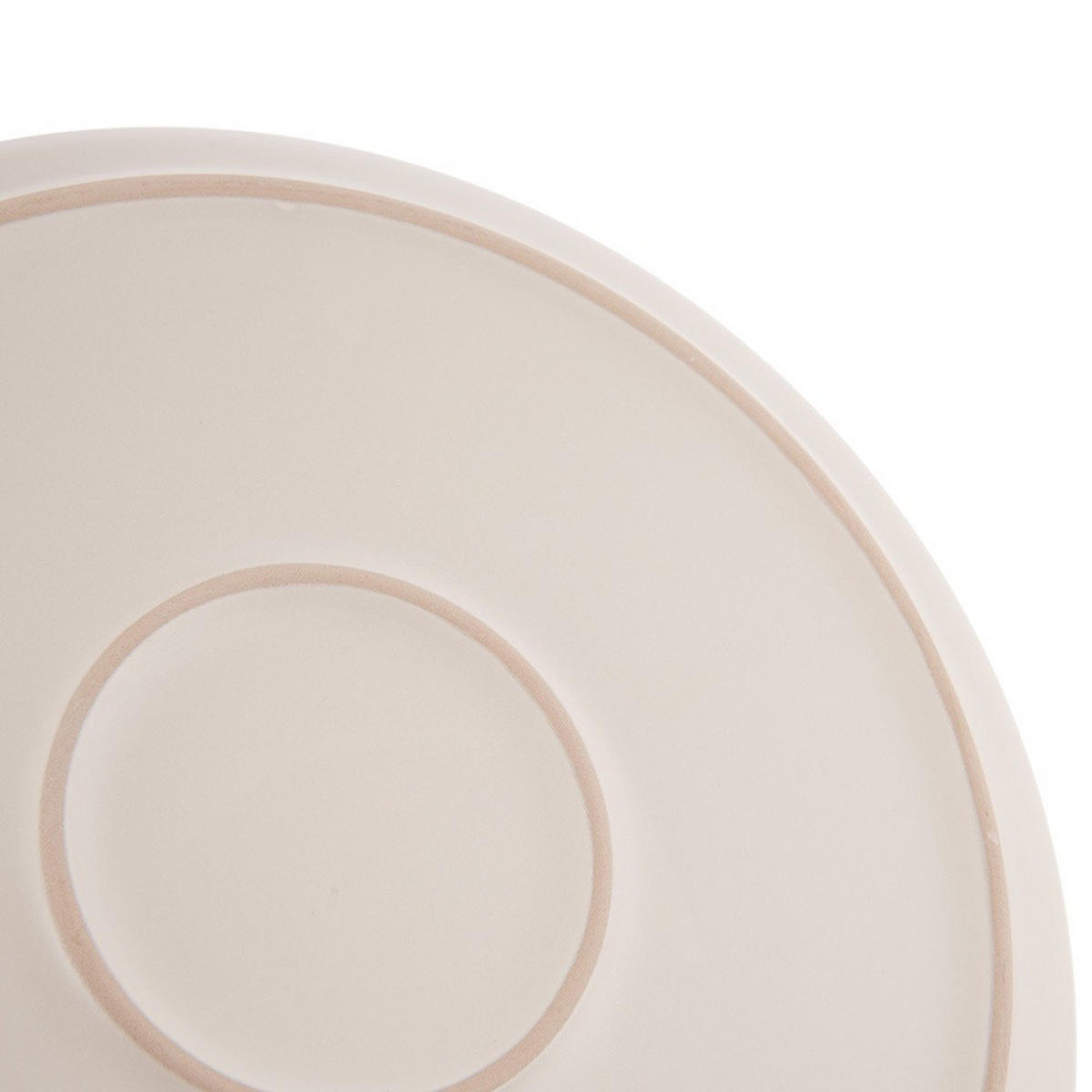 SPEISETELLER Skandi flach creme - Creme, Keramik (26.5/26.5/3cm) - Orion 