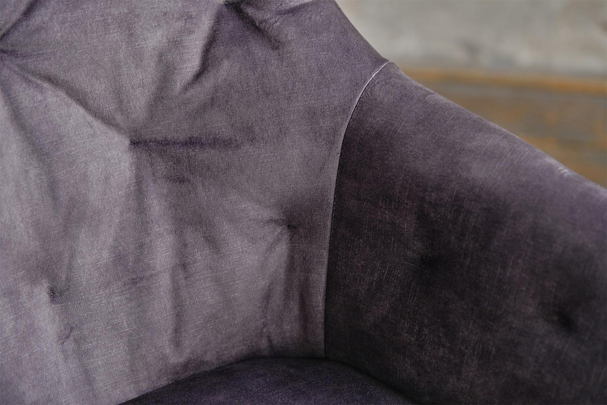 BÜROSTUHL KAYA Anthrazit Velvet - Anthrazit/Schwarz, Textil (64/79/61cm) - KAWOLA
