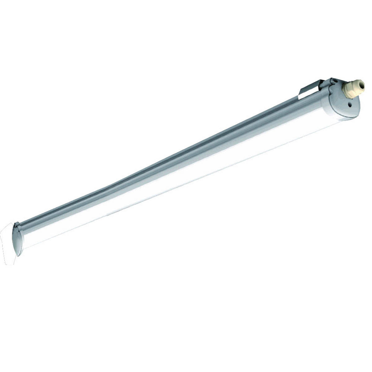 LED DECKENLEUCHTE Grau Metall 3er Set - Grau, Kunststoff (150/6.5/5.8cm)