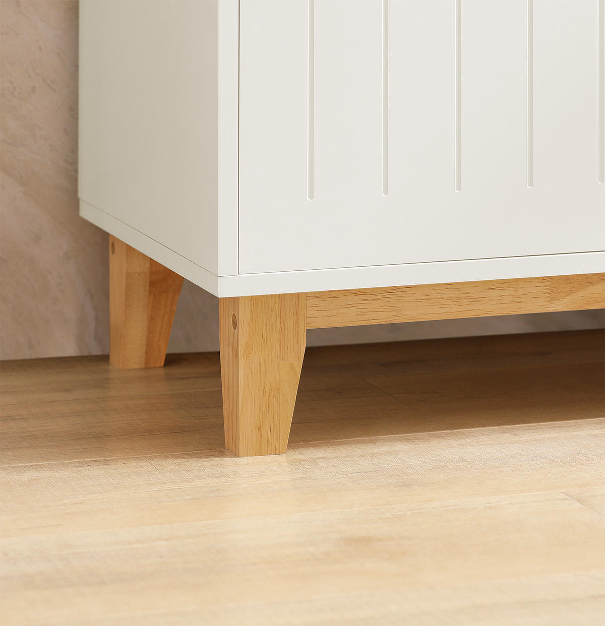 SIDEBOARD Weiß-Natur - Weiß, Holz/Holzwerkstoff (120/90/40cm) - SoBuy