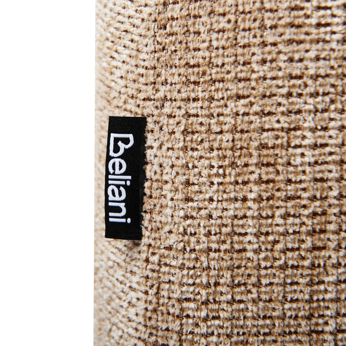 OTTOMANE Stoff Beige Holt - Beige, Textil (112/44/67cm) - Beliani