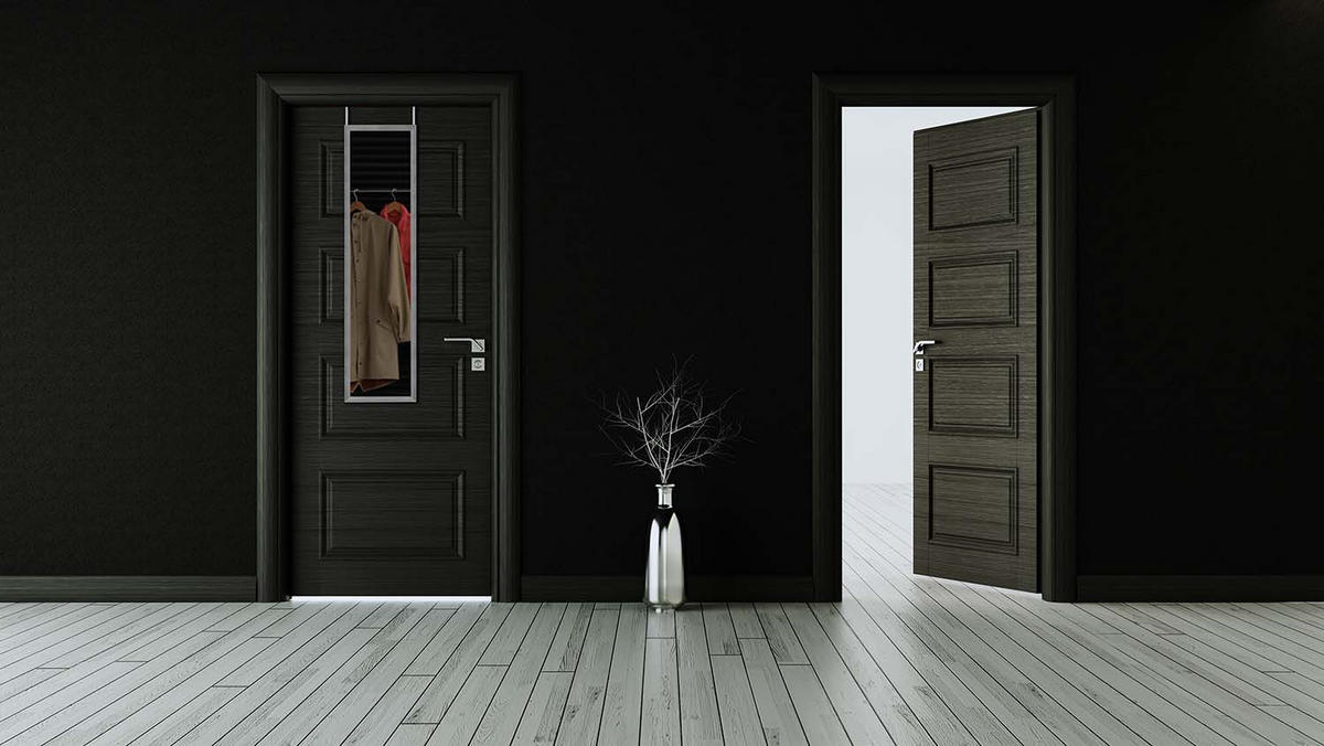 TÜRHÄNGESPIEGEL Ria Silber - 30 x 120cm - Silberfarben, Kunststoff (30/120/3cm) - Niermann