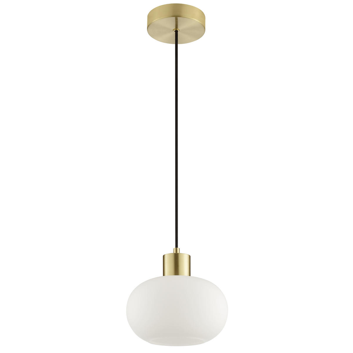 LED DECKENLEUCHTE Fanny Messing gebürstet/Weiß 22/22/120 cm - Multicolor, Metall (22/22/120cm) - Brilliant