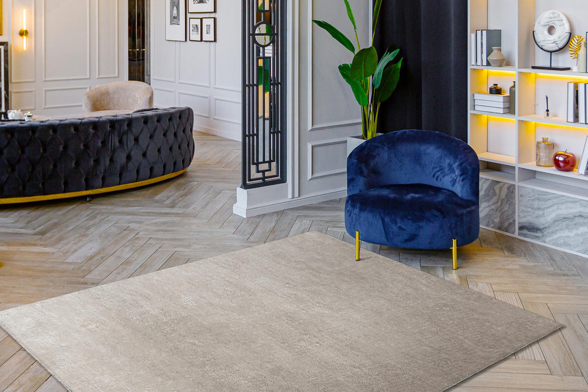 TEPPICH Visco 120/170 cm - Silberfarben, Textil (120/170cm) - rugsX