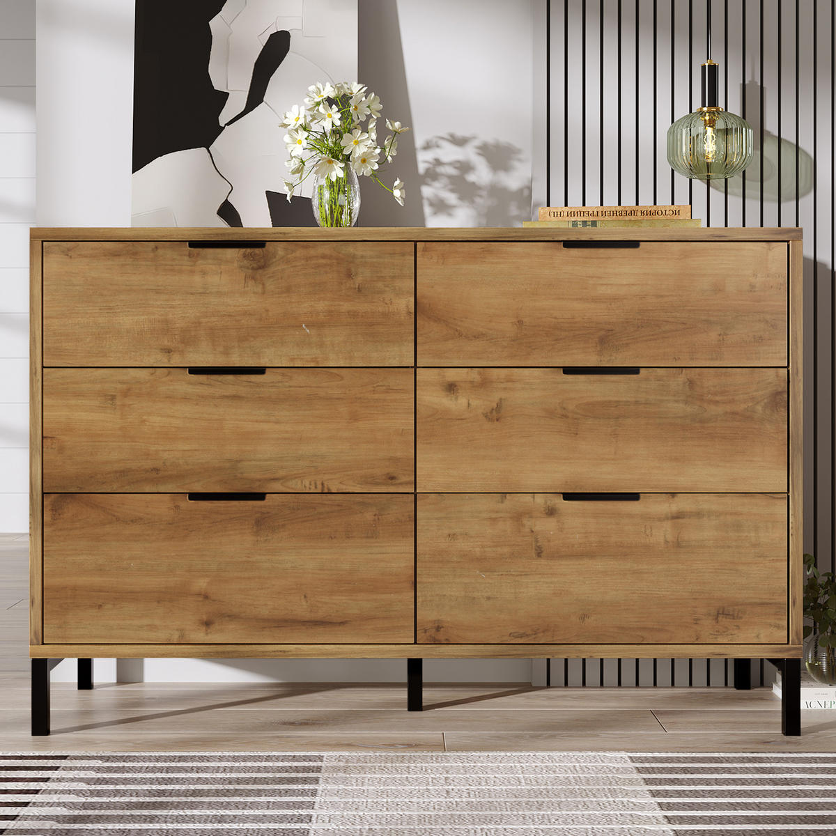 SIDEBOARD braun 120/40/76 cm - Braun, Holzwerkstoff (120/76/40cm) - Urban Meuble