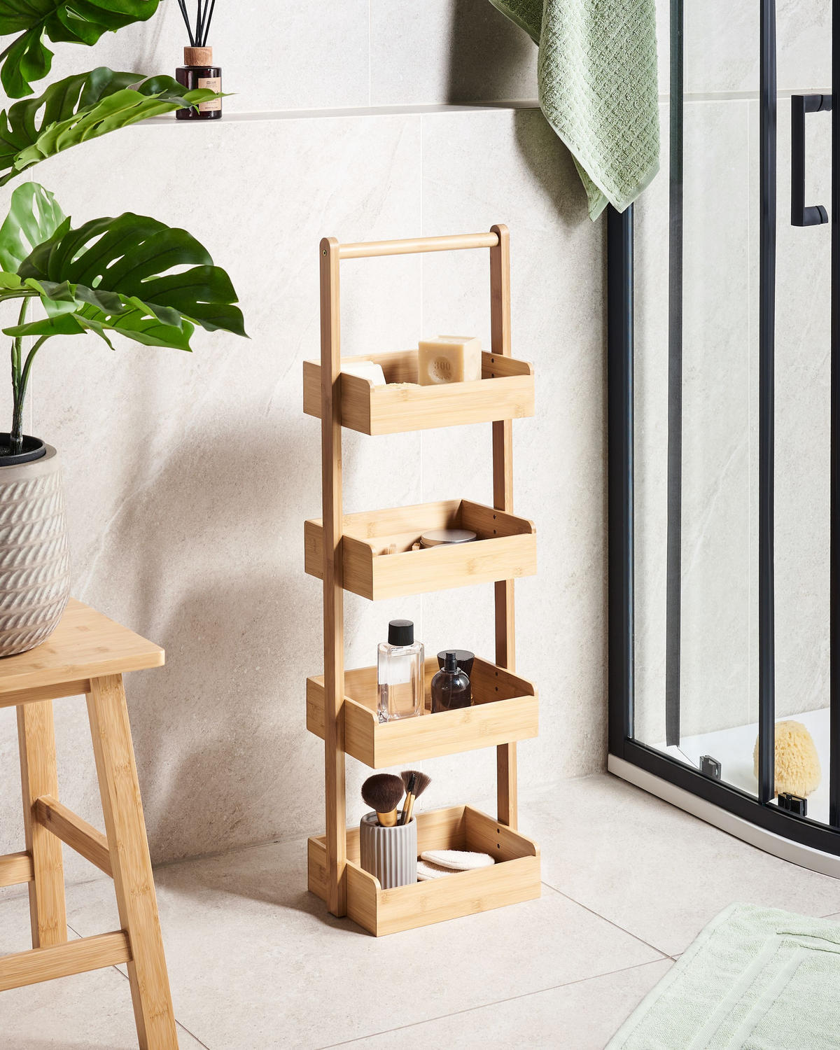 REGAL Heller Holzfarbton Vaupes - Hellbraun, Holz (28/87/18cm) - Beliani