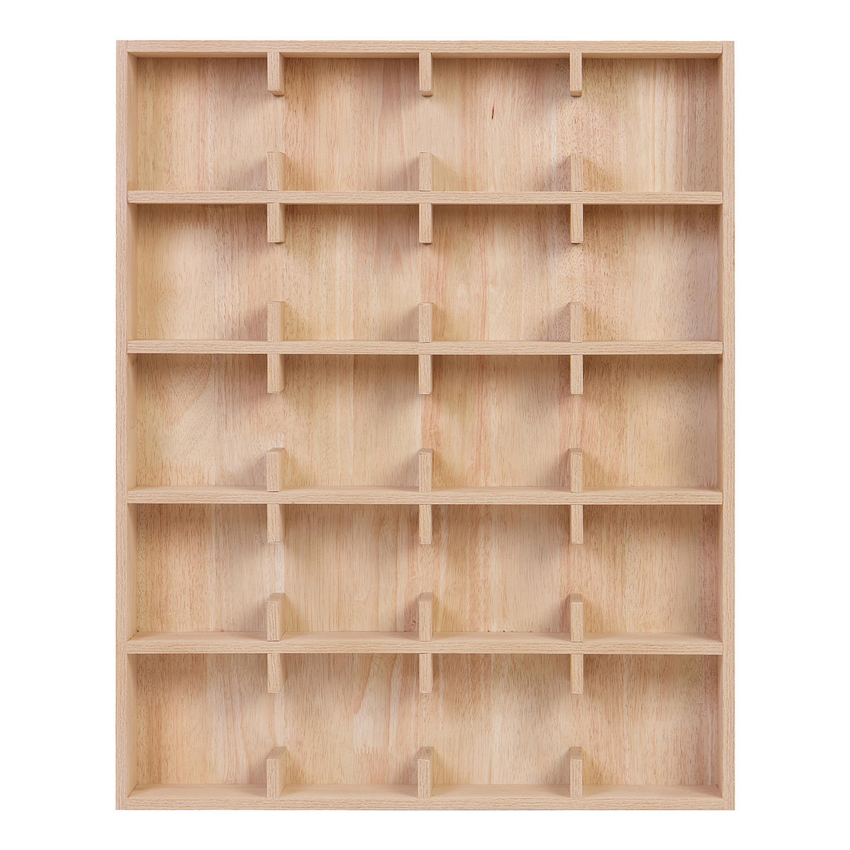FURNIERTES TASSENREGAL - Braun, Holzwerkstoff (63/79/12cm) - home24