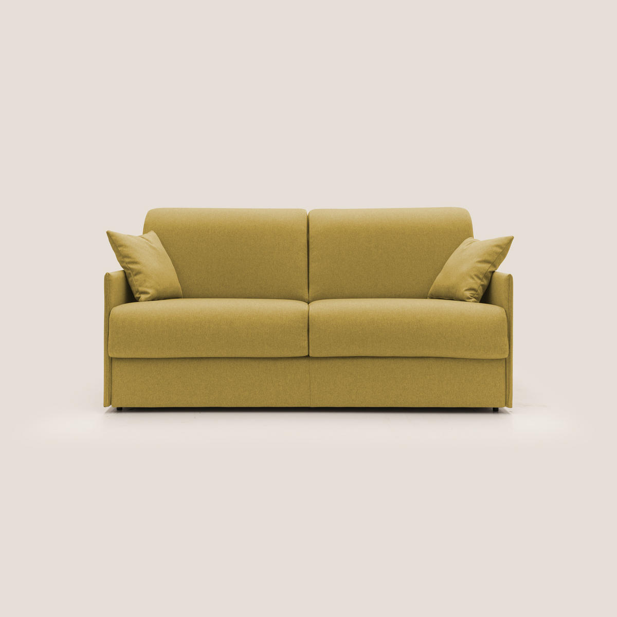 SCHLAFSOFA Evans - Gelb, Textil (149/90/96cm) - Divani.store
