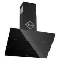 DUNSTABZUGSHAUBE GCH D 267 BL 6 PRIME + Umluftset, 60 cm Schwarz Glas - Schwarz, Glas/Metall (60/97.5/41cm) - Gurari