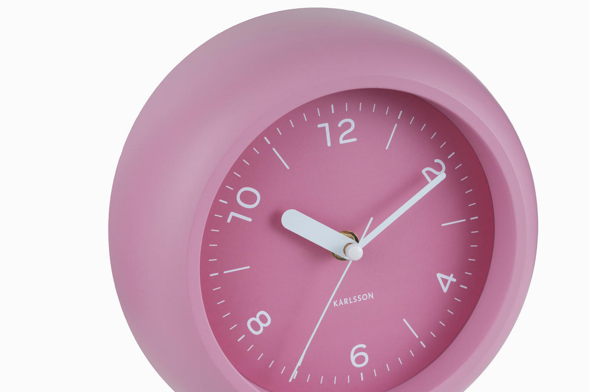 WANDUHR Slope Ø20 cm - Pink, Kunststoff (20/6.7/20cm) - Karlsson