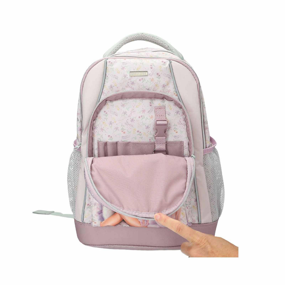 SCHUL-SET BLOOMING KITTY TOPModel flieder 2er Set - Flieder, Textil (1/1cm) - Depesche Germany