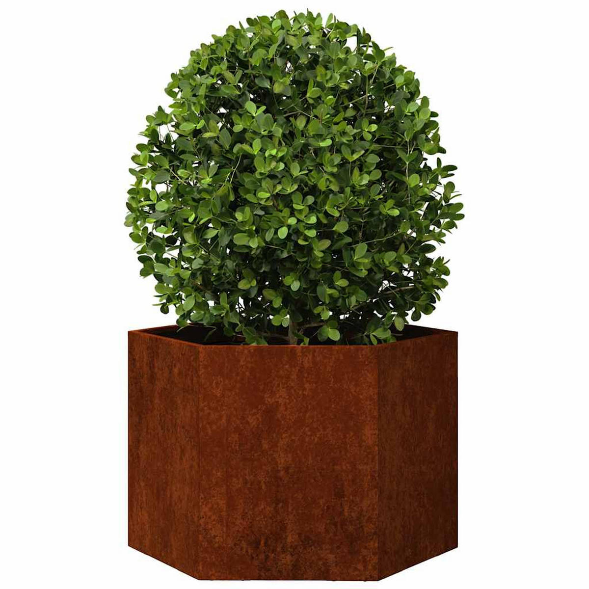 PFLANZKÜBEL Rostig 60/60/45 Cm Cortenstahl - Braun, Metall (60/45/60cm) - vidaXL