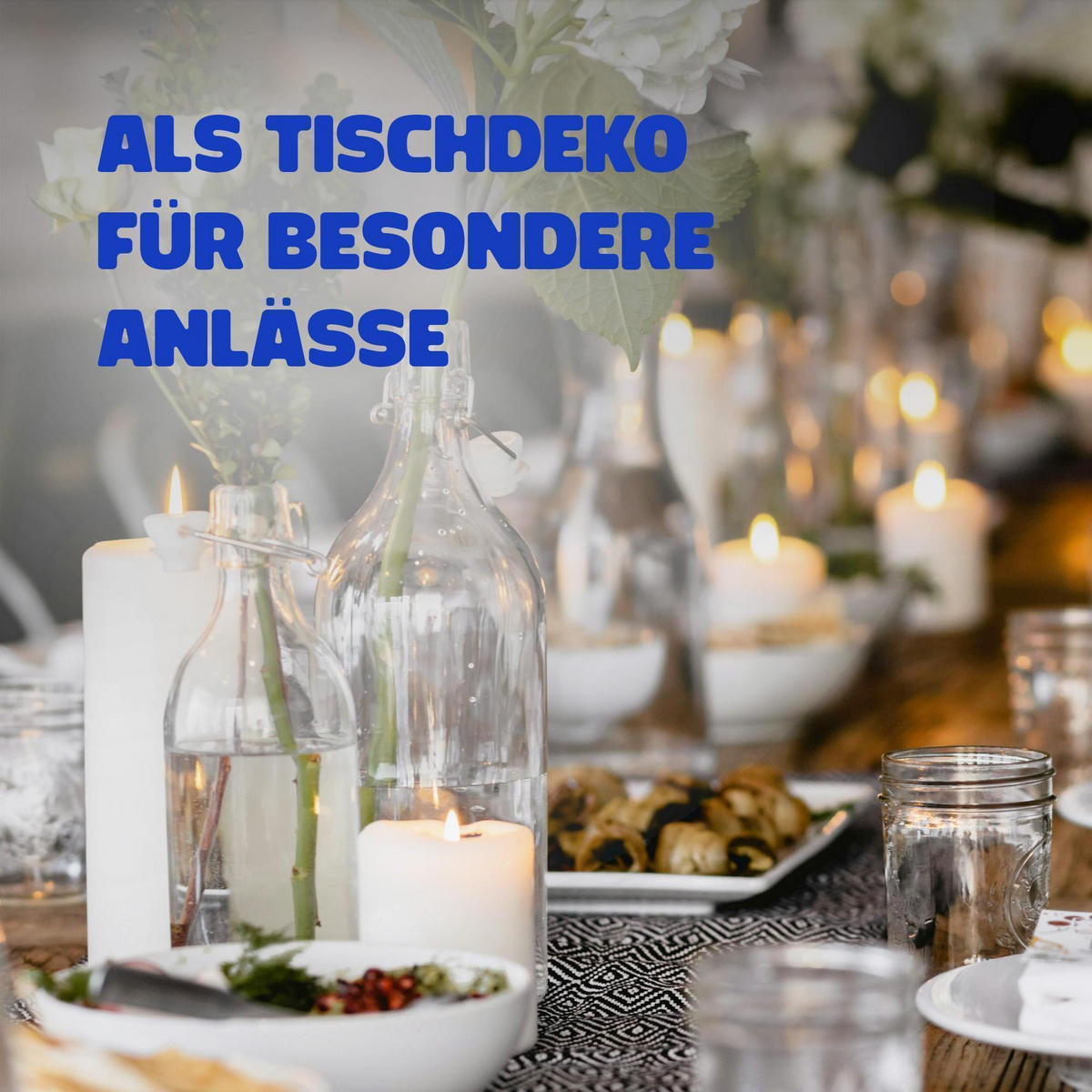 STUMPENKERZE Dunkelblau Ø7x16cm - Dunkelblau, Naturmaterialien (7/16cm) - HS Candle