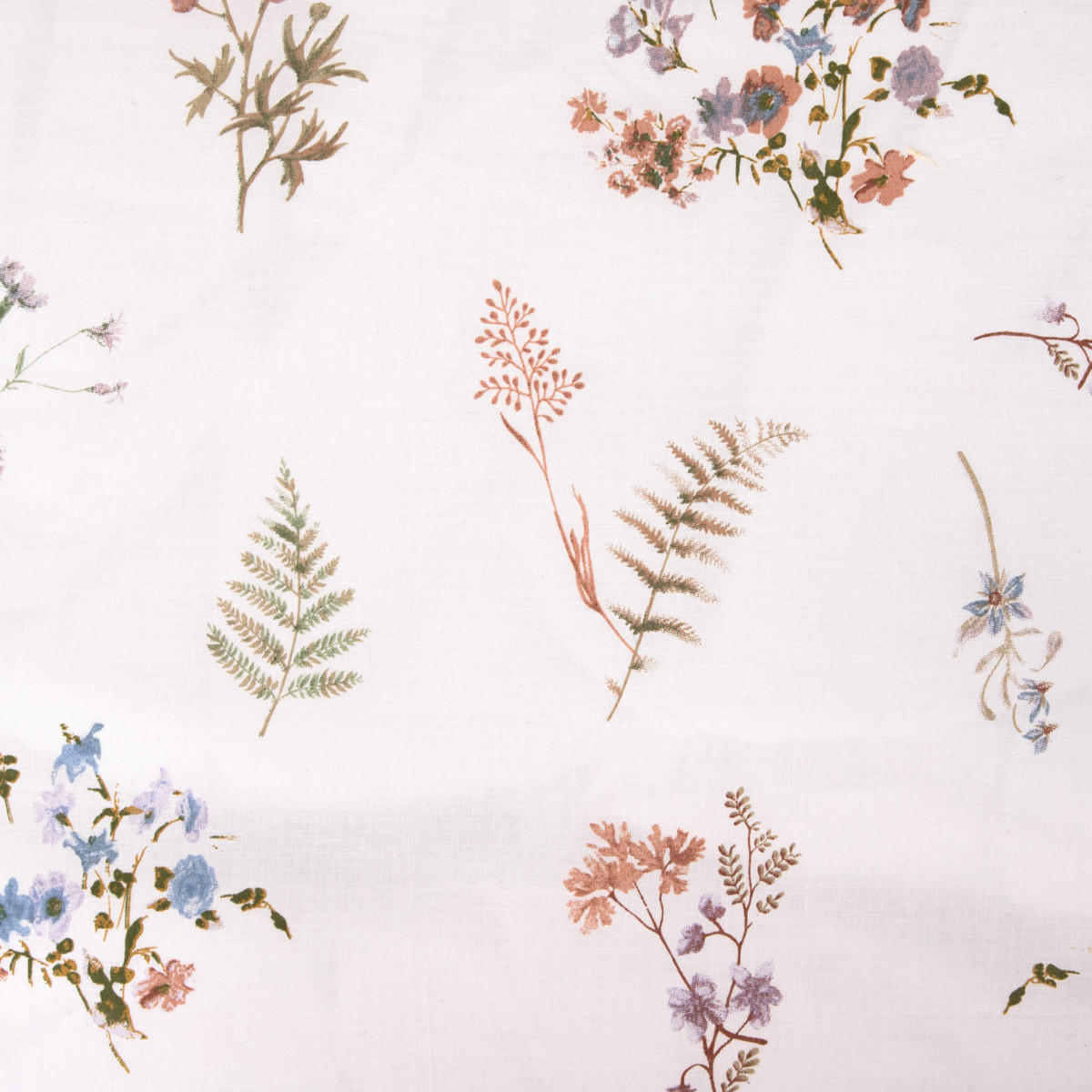 BETTWÄSCHE Fern 200/220 cm - Multicolor/Weiß, Textil (220/200cm) - Homla