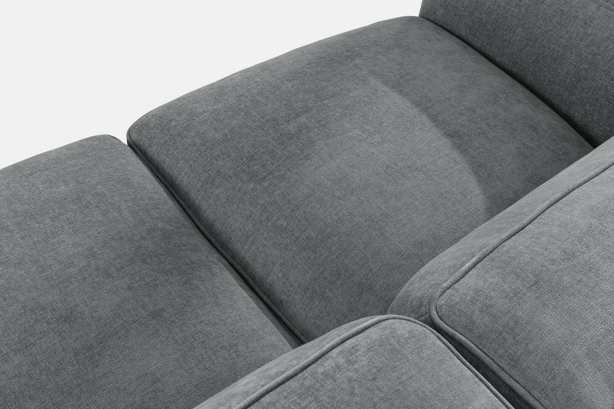 3-SITZER SOFA FUBBO, Grau - Grau, Holz/Holzwerkstoff (290/73/96cm) - KONSIMO®