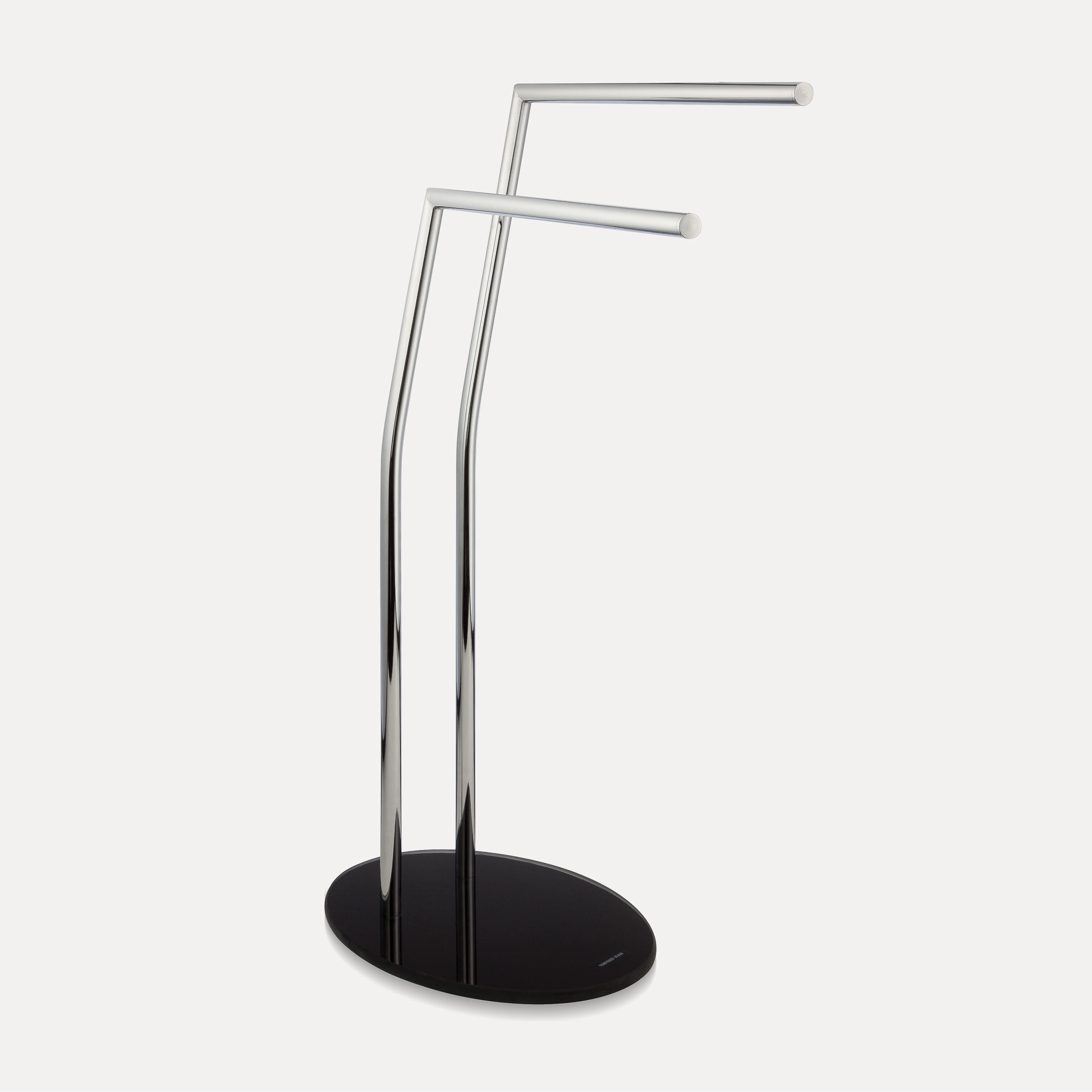 HANDTUCHHALTER STAND - Schwarz, Glas (23/82/50cm) - MÖVE