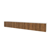 LOWBOARD KITO-W 3x100x40x41 cm - Weiß / Katania - Eiche Wotan, Holzwerkstoff (300/40/41cm) - ALTDECOR