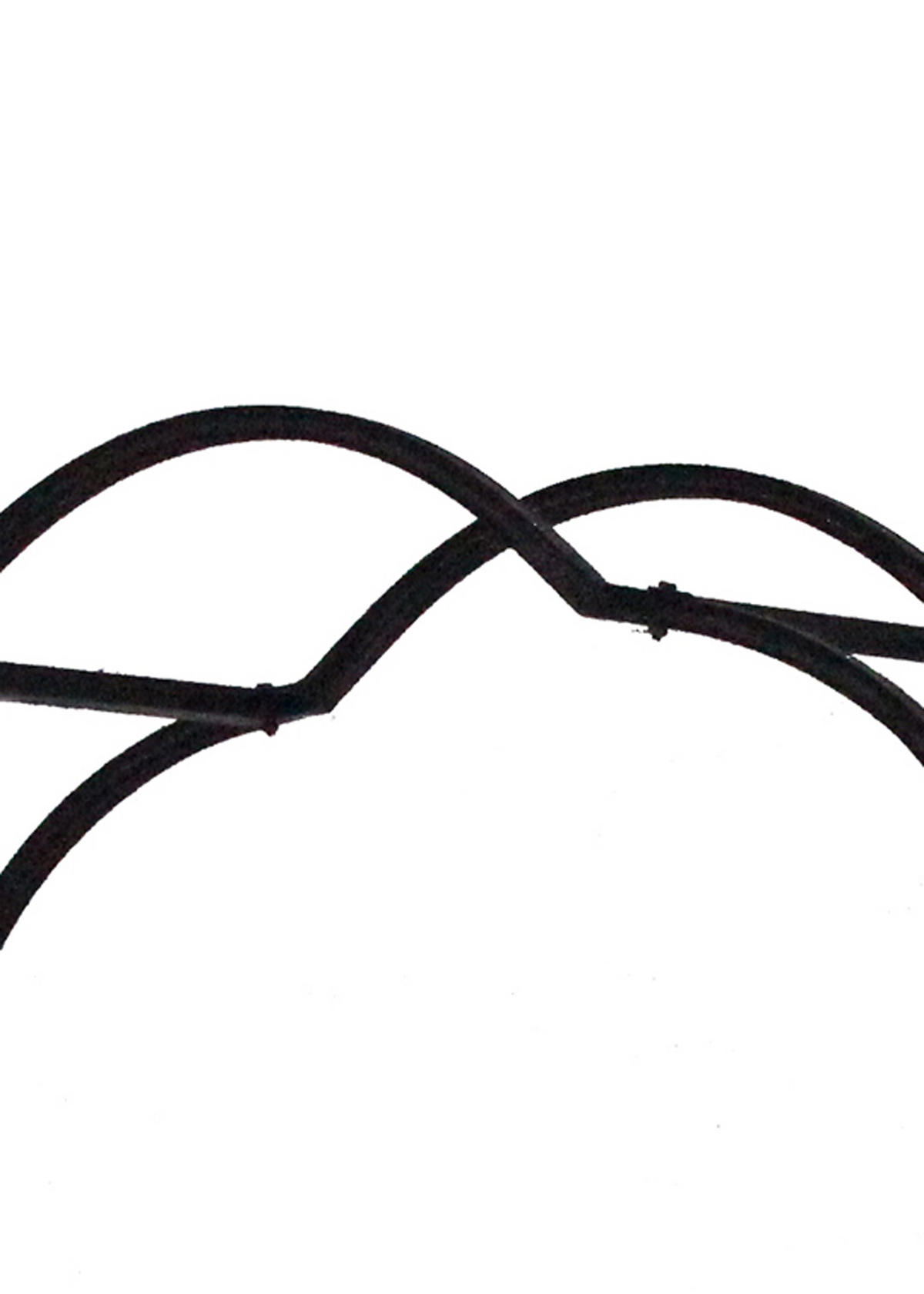 ROSENBOGEN Bury - Rankhilfe mit Oberteil und Doppel-Torpforte. Seitenteile und Tor mit Blumenverzierung. BxTxH: 120x40x220 cm - Schwarz, Metall (120/220/40cm) - TPFGarden