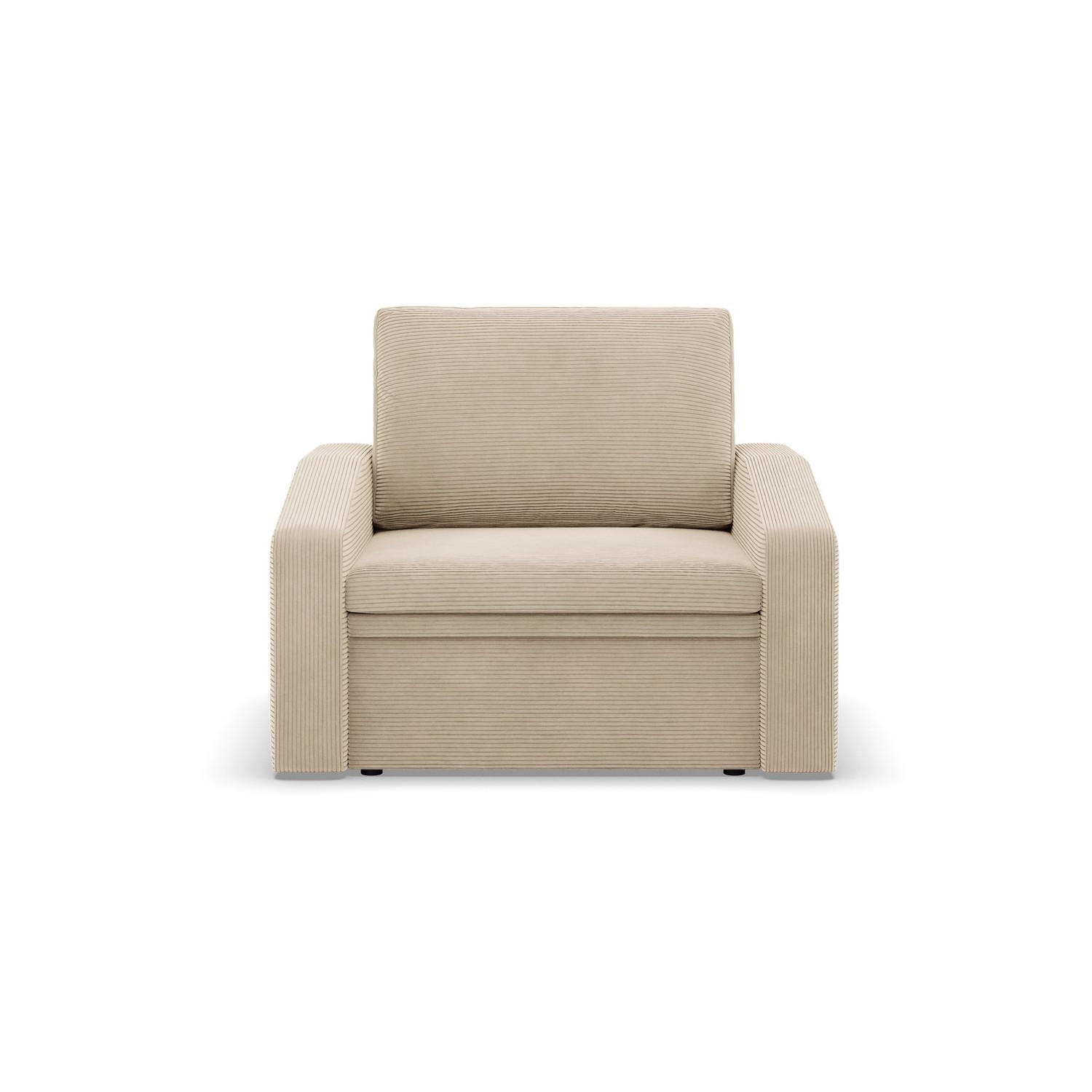 LOUNGESESSEL ORBIT, 80 CM, Cord - Beige - Beige, Textil (108/80/87cm)