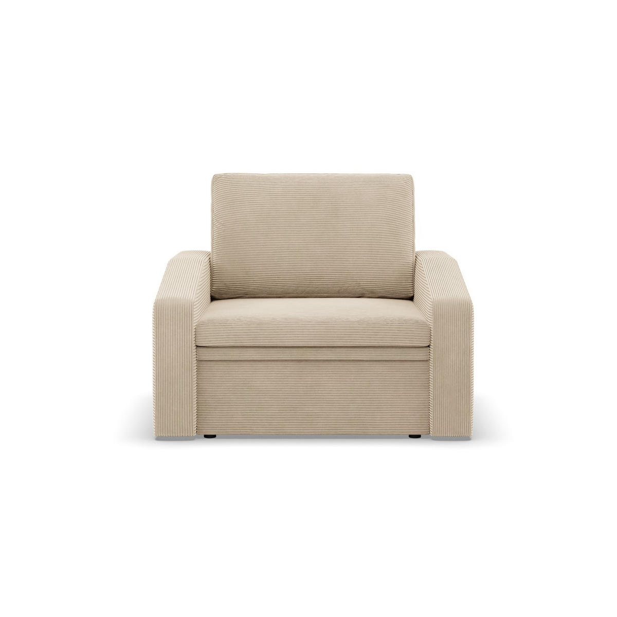 LOUNGESESSEL ORBIT, 80 CM, Cord - Beige - Beige, Textil (108/80/87cm)