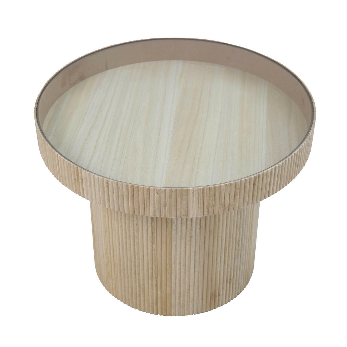 COUCHTISCH, Braun - Braun, Holz (59/59/45cm) - Oviala