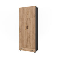 Anthrazit, Holzwerkstoff (80/201.2/37cm) - Vicco