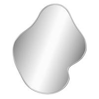 WANDSPIEGEL Silbern 50x40 cm - Silberfarben, Glas (40/50/1cm) - furnicato