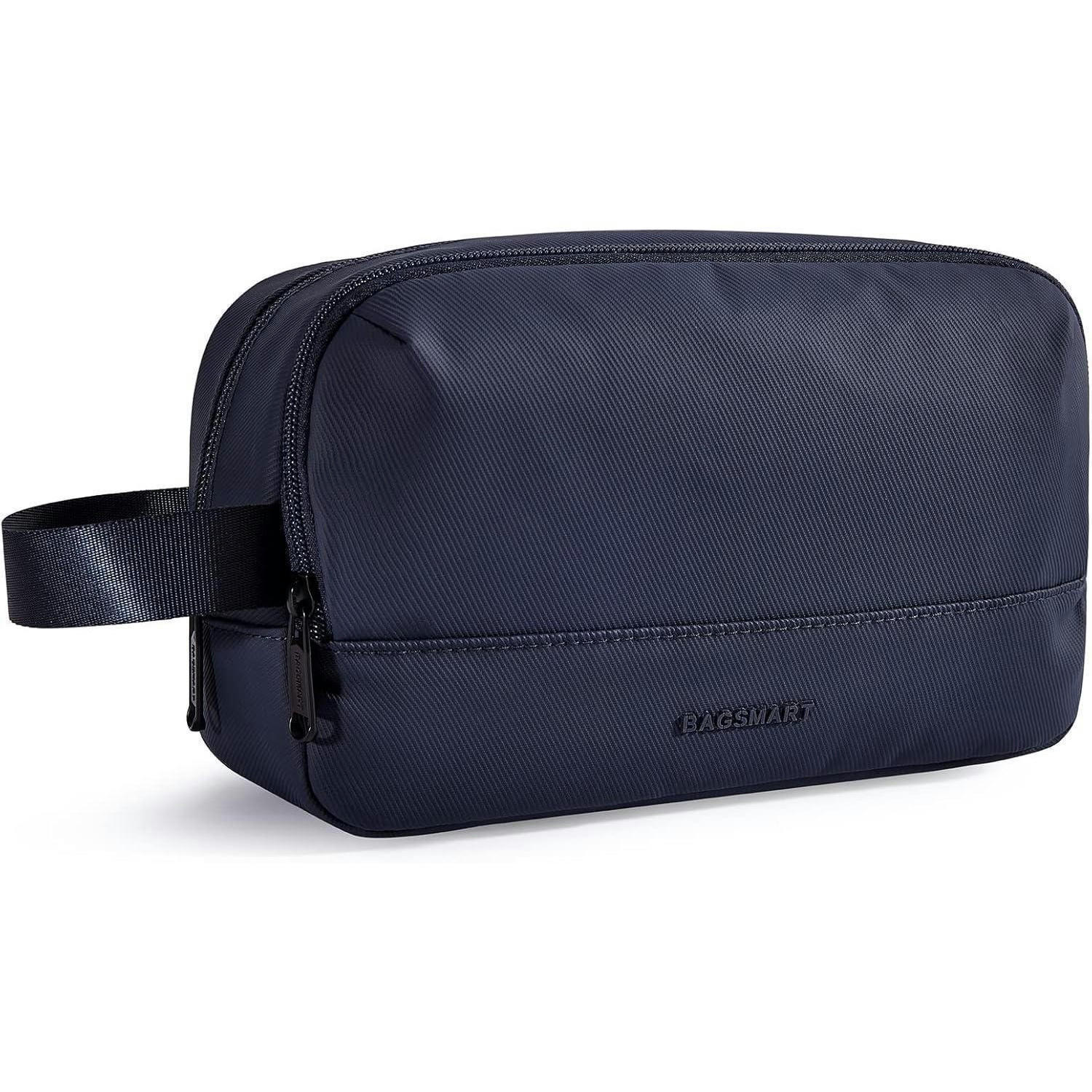 KULTURTASCHE Herren Wasserabweisend Blau - Dunkelblau, Kunststoff (8.9/16/25.9cm)