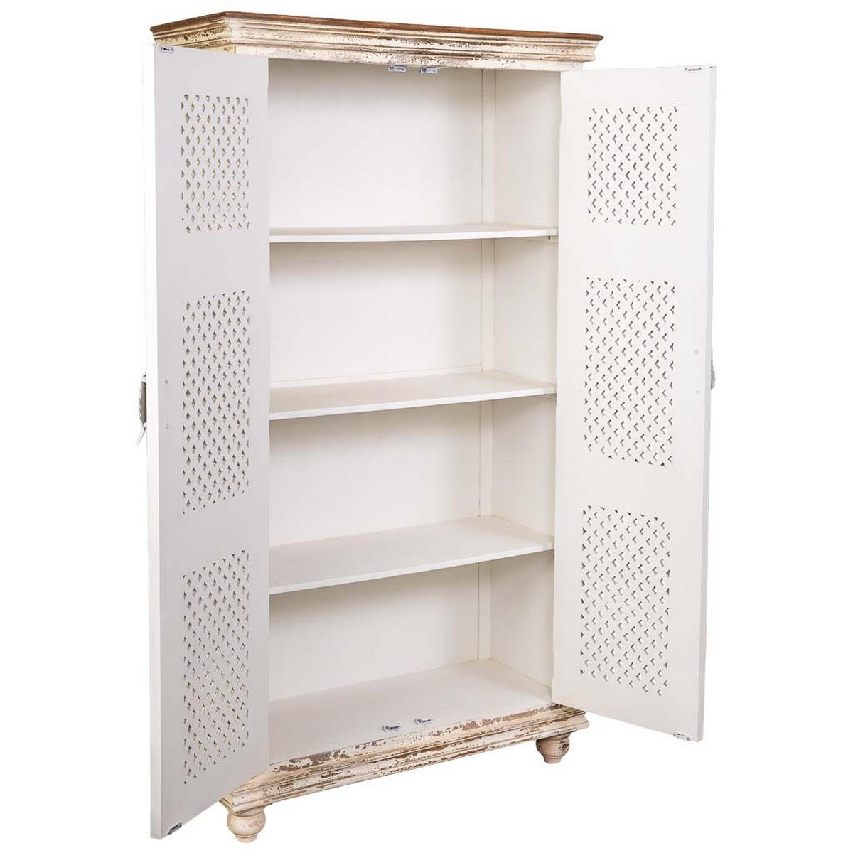 KLEIDERSCHRANK aus holz 104x43x188cm - Weiß, Holz (104/188/43cm) - Wanderlust