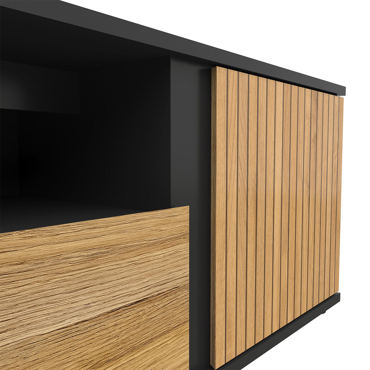 TV-MÖBEL Pia Holz - Braun, Holzwerkstoff (155/47/45cm) - Petits-meubles