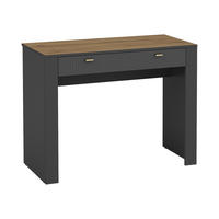 SCHMINKTISCH Mossa MO10 - Goldfarben/Schwarz, Holzwerkstoff/Kunststoff (50/102/79cm) - MIRJAN24
