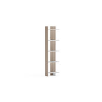 ECKREGAL Alis Weiß Cordoba - Weiß/Grau, Holzwerkstoff (45/180/21.6cm) - Decorotika