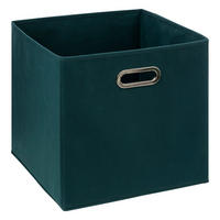 AUFBEWAHRUNGSKORB Mix N Modul, Pappe, PP-Kunststoff, Petrolblau, 31 x 31 cm - Blau, Papier (31/31/31cm) - 5five Simply Smart