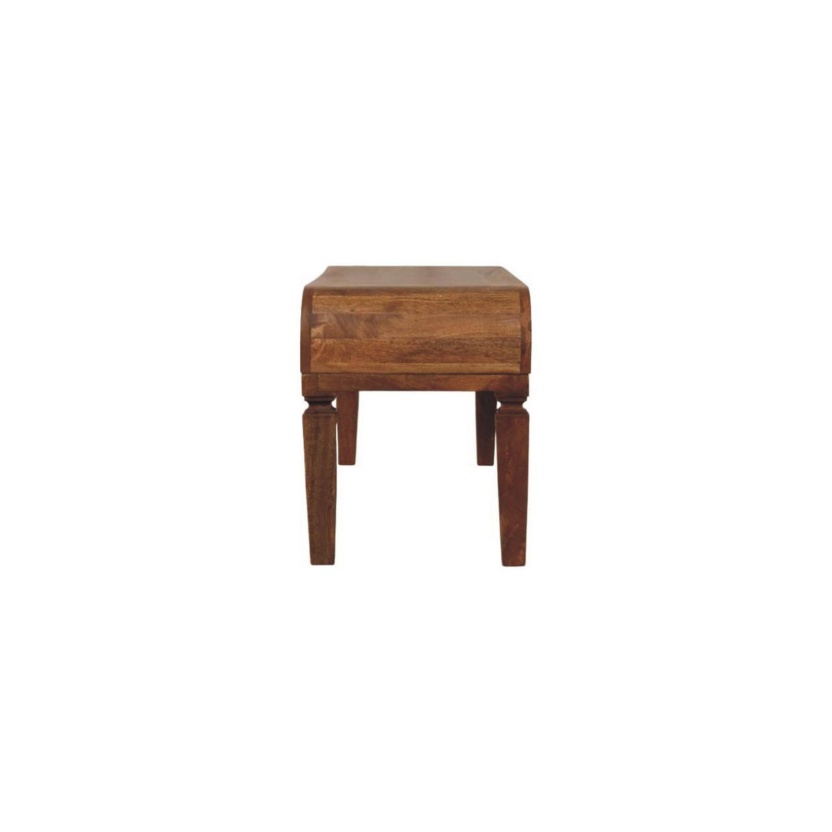 LAVICE s povrchovou úpravou medová karamelová, 2 dvojité sedáky, hnědá. - hnědá, dřevo (35/120/43cm) - Artisan Furniture