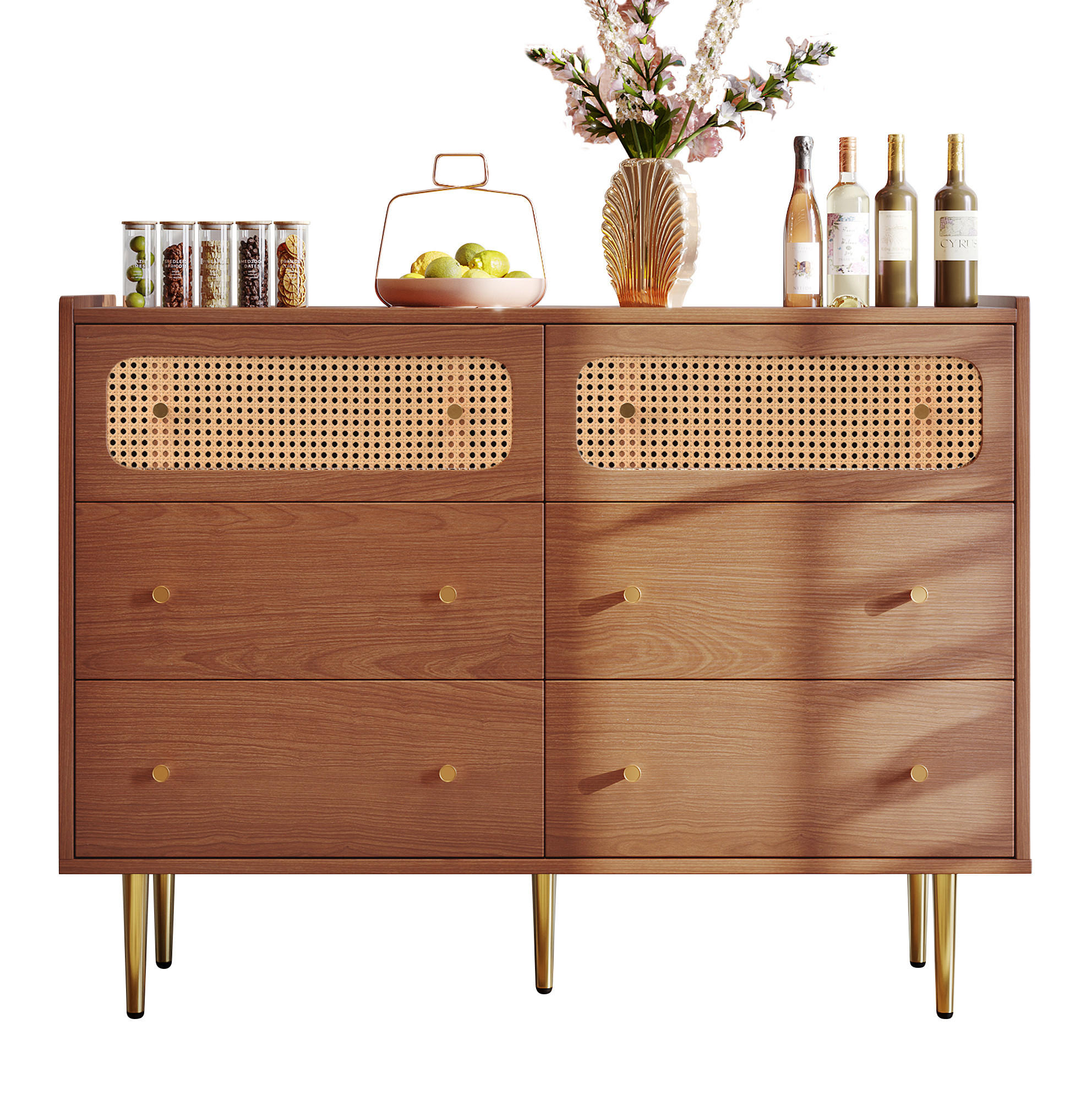 Ivmeu Kommode Nussbaum 40x90x120 cm