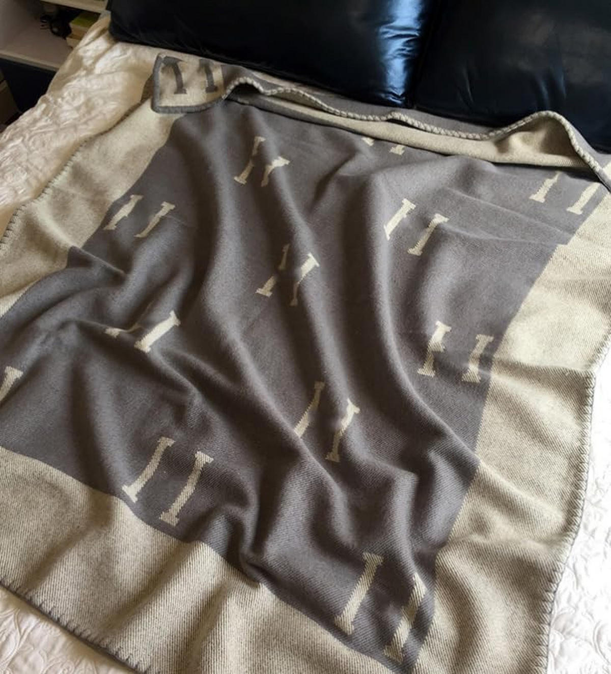 WOHNZIMMERDECKE - 130 x 180 cm - Hellgrau - Hellgrau, Textil (130/180cm)