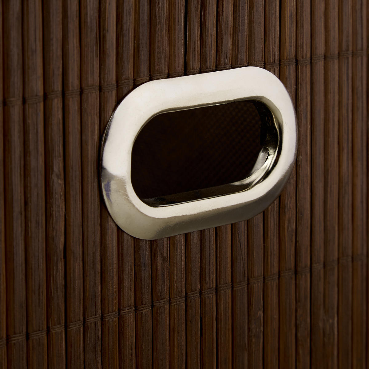 AUFBEWAHRUNGSKORB - Dunkelbraun, Holz/Wellpappe (31/31/31cm) - Relaxdays