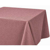 TISCHDECKE Leinenoptik 90/90 cm eckig altrosa - Altrosa, Kunststoff (90/90cm) - TiborTex