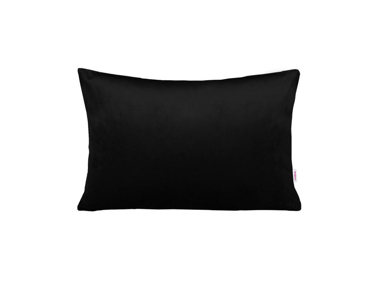 KISSENHÜLLE Samt&Sonders schwarz 25/35 cm - Schwarz, Textil (25/35cm) - beties Heimtextil
